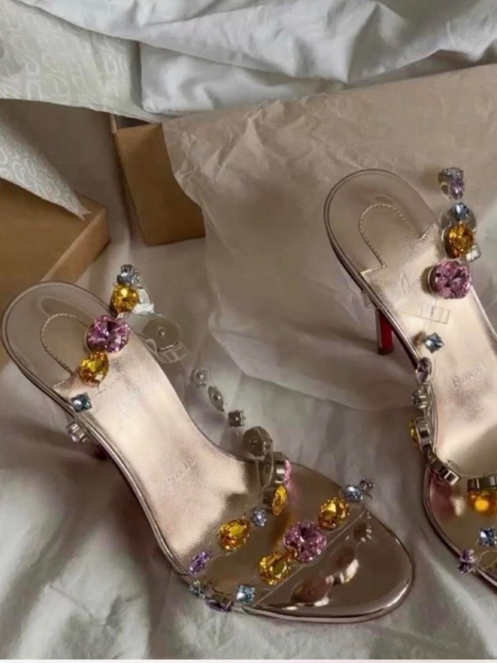 Christian Louboutin Rosa Z Jewel 100 mm